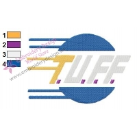 TUFF Logo Embroidery Design 02